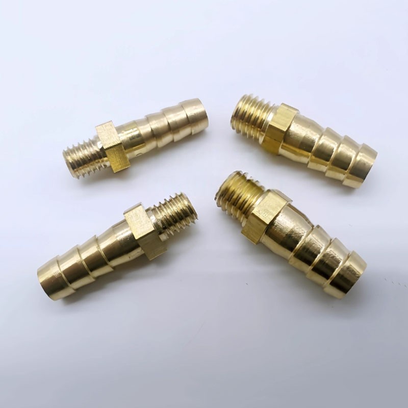 Metric M10 M12 M14 to 6mm 8mm 10mm 12mm Brass Barb Hose Tail Connector Fittings