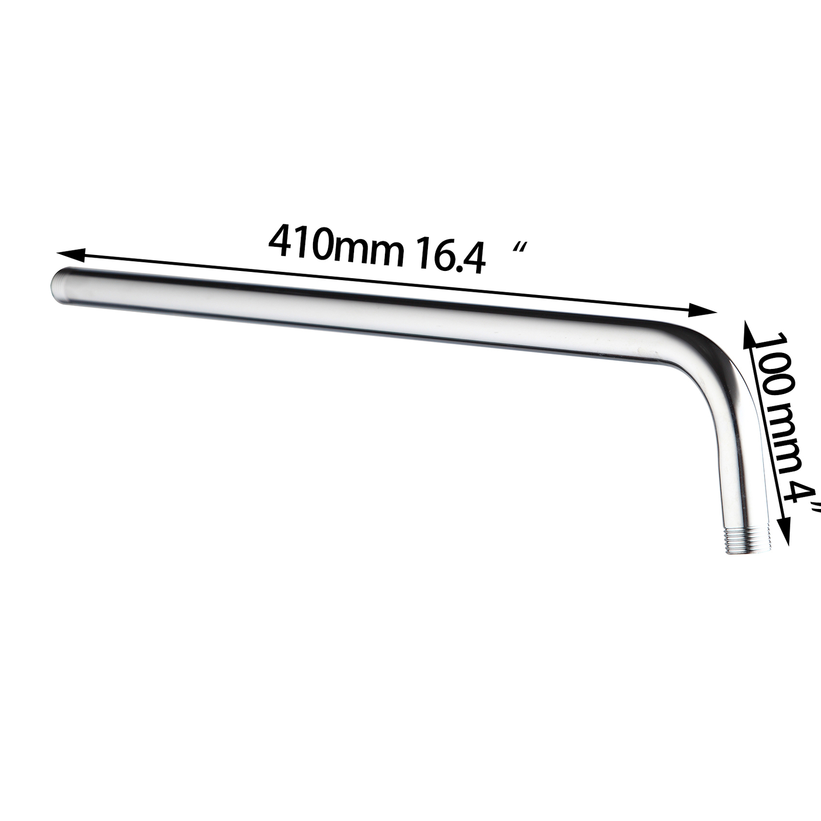 20inch Long Shower Arm Stainless Steel Shower Arm Wall Mount Shower Pipe