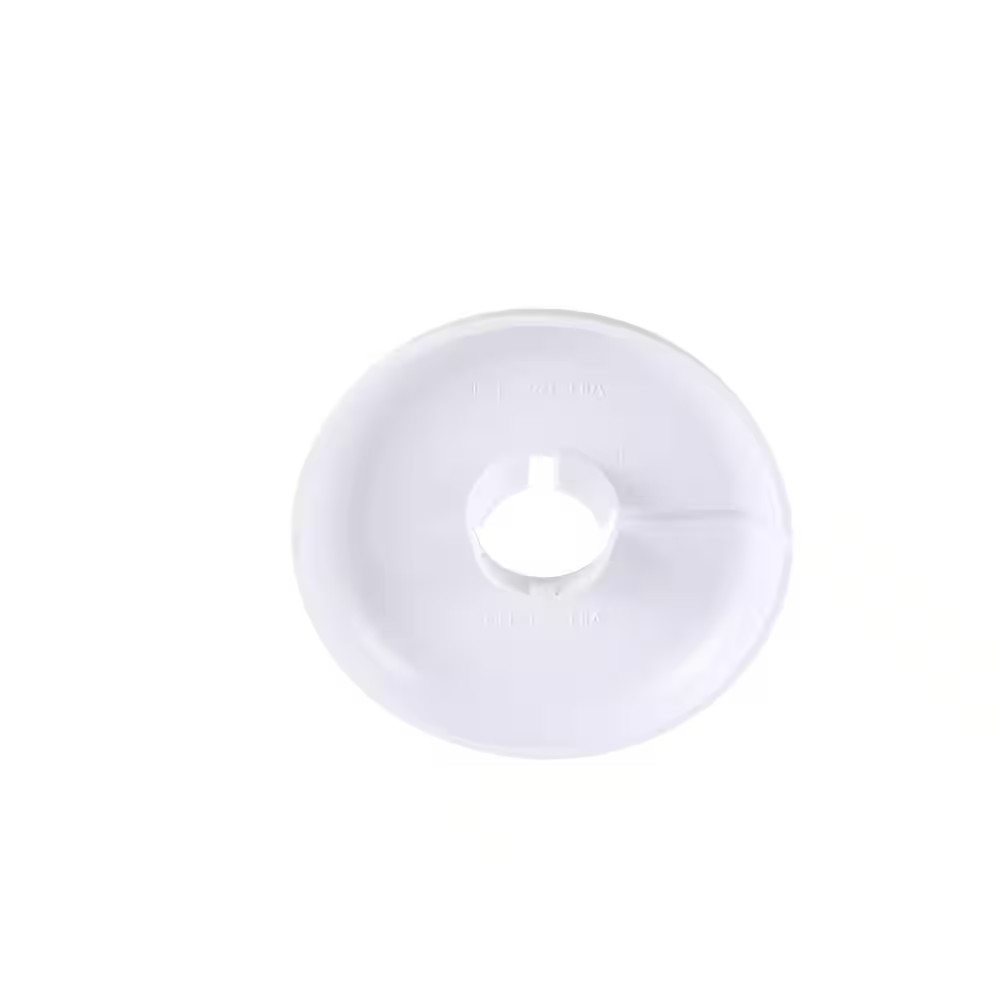 1/2 In. X 2.5 In. NOM CTS Plastic White Floor and Ceiling Plate 20-Pack