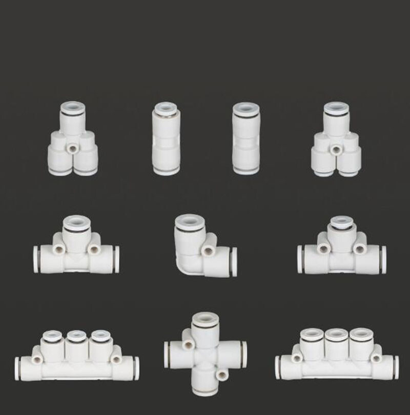 Pneumatic Female Push In Air Water Pipe Tubing Fitting Connectors Various Size