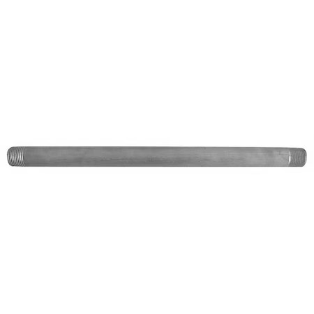 Zoro Select T4bnf23 1″ Mnpt X 6 Ft. Tbe 304 Stainless Steel Pipe Sch 40, T4bnf23