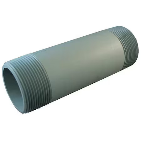 Zoro Select 885-120C 1-1/4″ Mnpt X 12″ Tbe Cpvc Pipe Nipple Sch 80, 885-120C