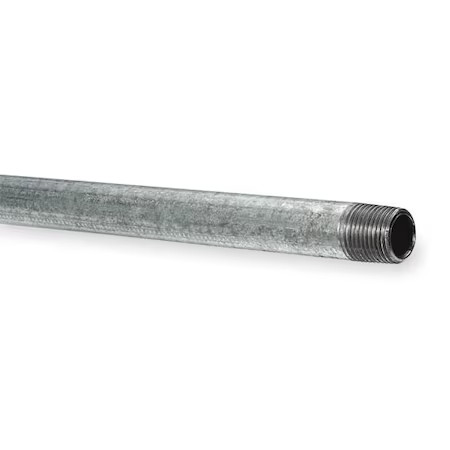 Zoro Select 567-240 1-1/2″ Mnpt X 2 Ft. Tbe Carbon Steel Pipe Nipple Sch 40,