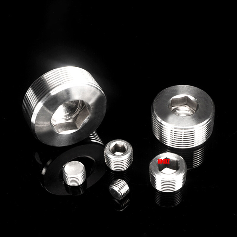 1/8″~2″ BSP 304 Stainless Steel Internal Hexagon Male Blanking Plug Stop End Cap
