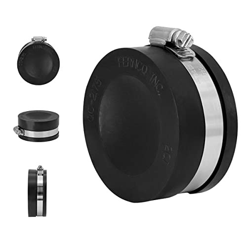 QC-2.75 1-1/2 or 2-in. Qwik Cap Schedule 40 PVC Pipe Socket Cap 2.75 inches