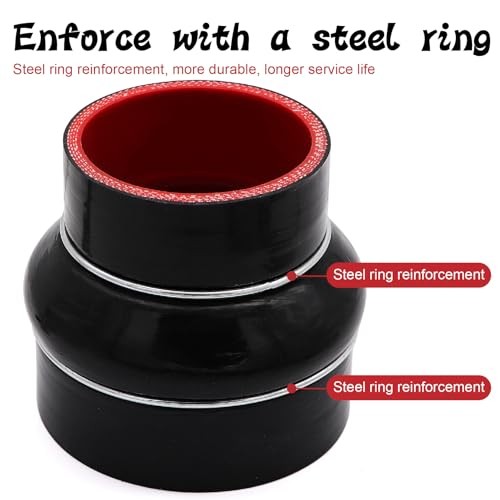 High Performance Straight Silicone Hump Coupler Reducer ID 3 to 4 Inch 4 ID3-4″