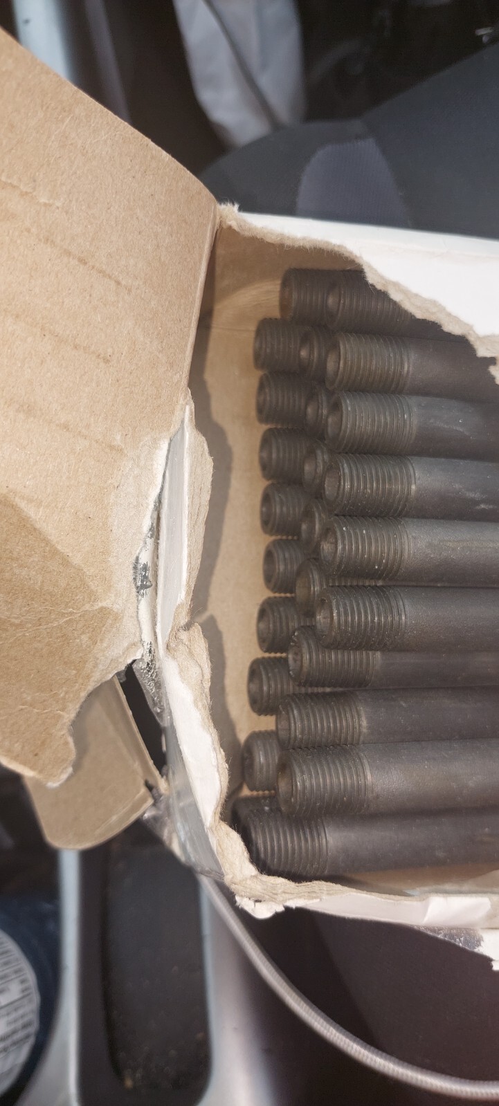 S 25 pieces ship from Canada Beck 0332606805 1/4″ X 6″ Black Pipe Nipple Sch 80