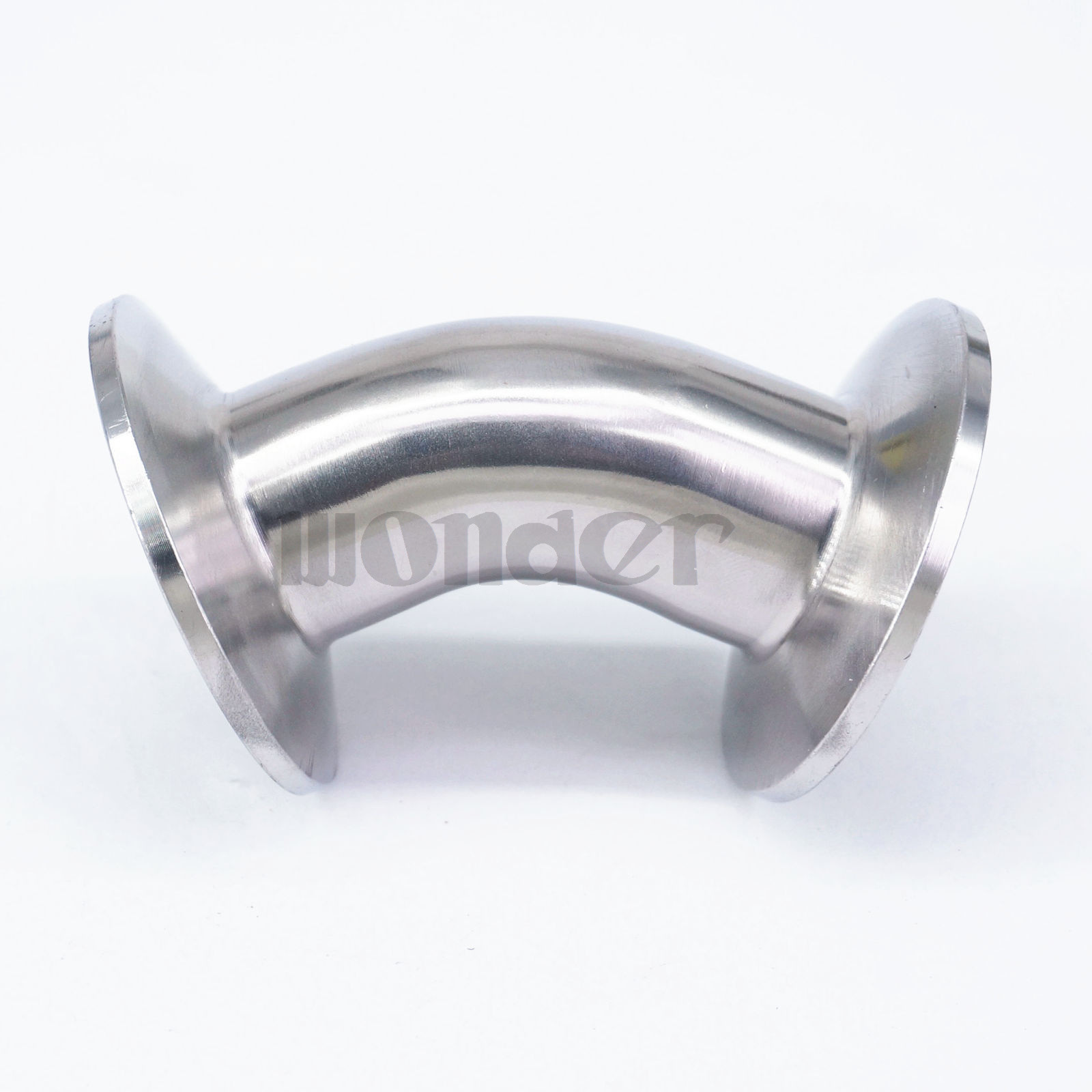 1.5″ Tri Clamp x 25mm Pipe OD SUS304 45 Degree Elbow Sanitary Fitting Home Brew