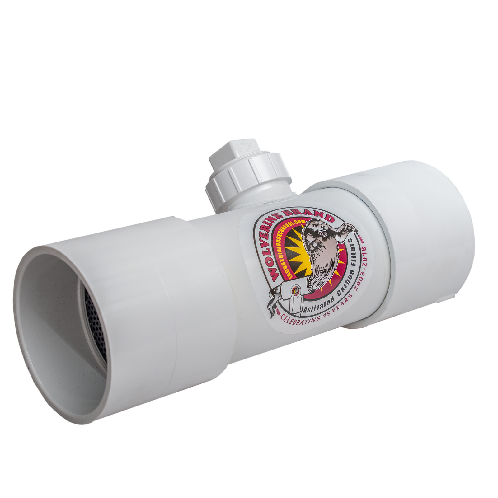 Wolverine 4″ Inline Septic Vent Activated Carbon Odor Filter