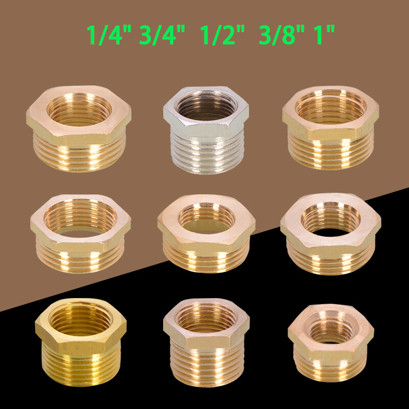 1/4″ – 1″ BSP Male x Female Brass Pipe Fittings Reducing Bush Adapter Connector