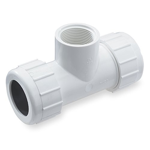 King Brothers CPT-0750-T Pipe Tee, 3/4 in, Compression x Threaded, 150 psi at