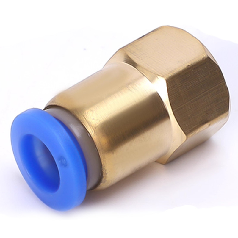 Pneumatic Straight Stud to Hose Tube Inline Push Fit Female Connector air Line