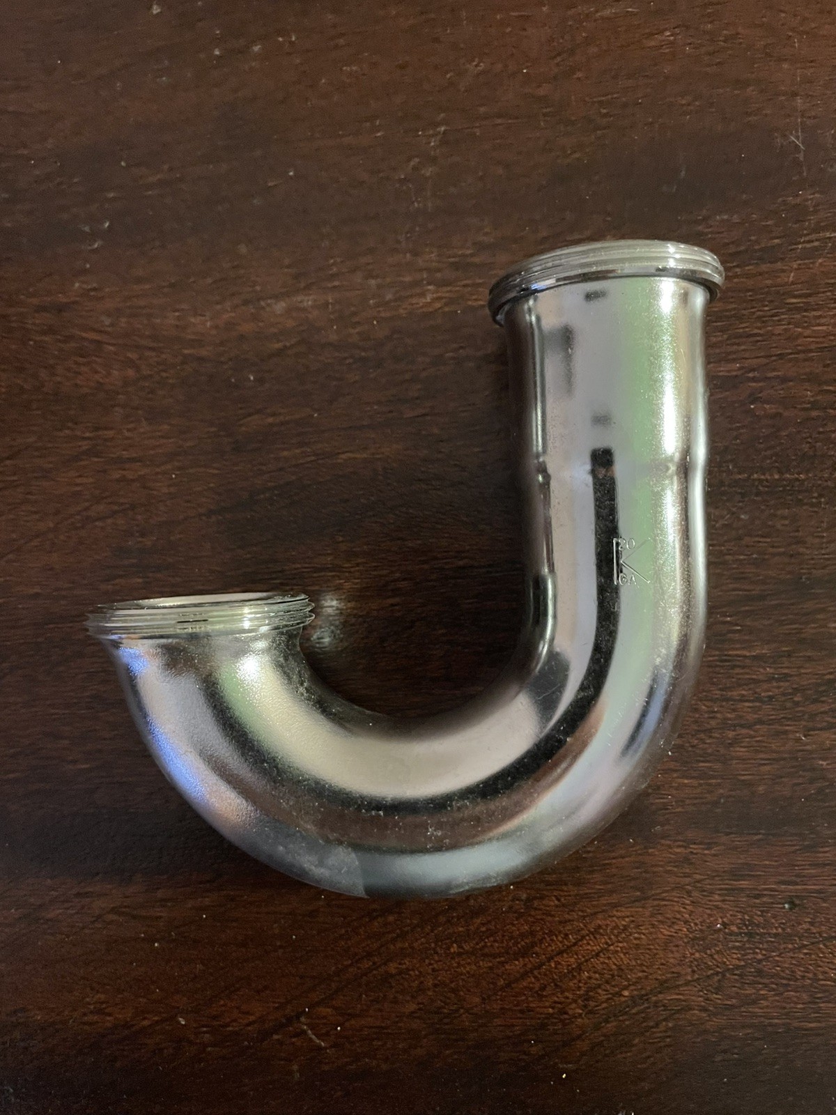 Chrome Plated Brass J-Bend Housing P-Trap 1-1/4″ Dia x 4″ Total Width