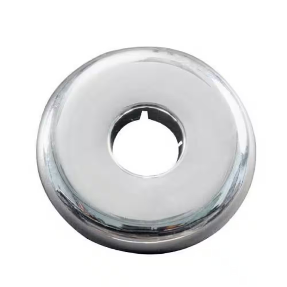 1/2 In. X 2.5 In. Copper Tube Chrome-Plated Floor and Ceiling Plate (20-Pack)