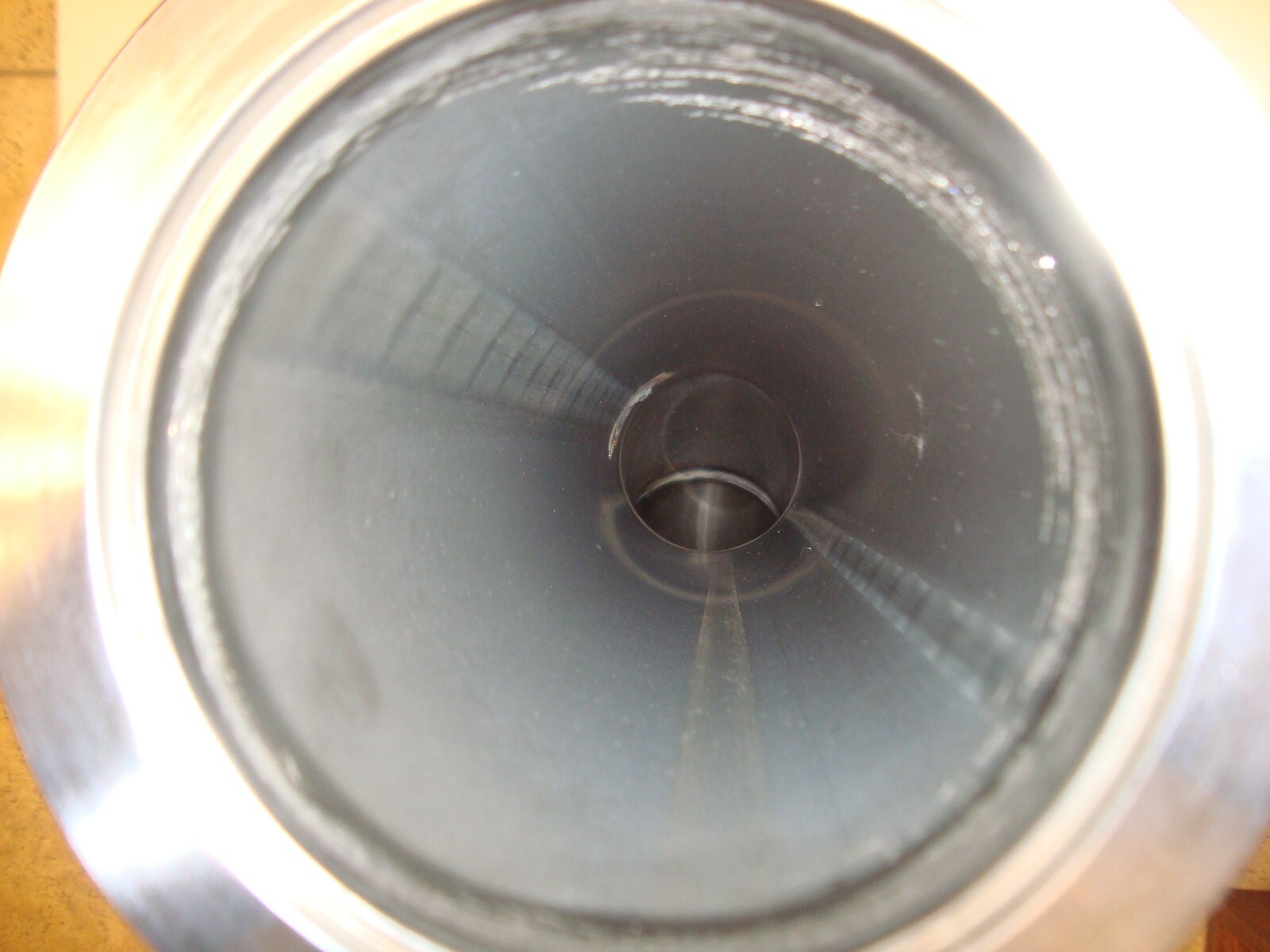 4 inch 304 SS Tube, w/ ISO 100, ISO 160 fittings, and NW 16 fitting, NEW