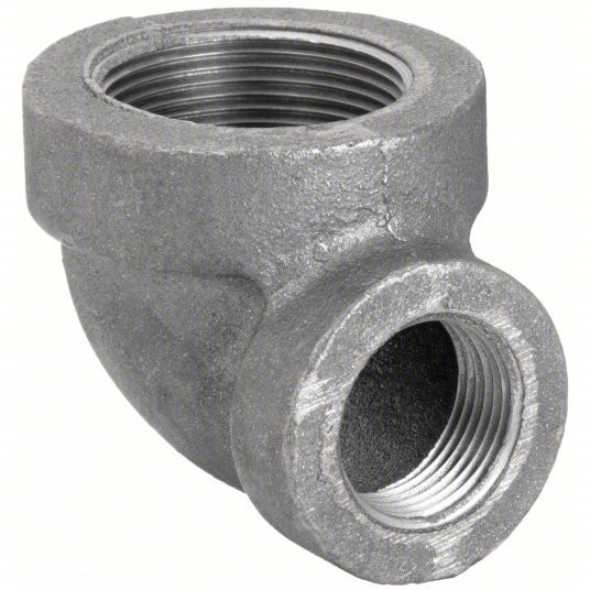 Various Size & Origin 90 Degree Reducing Elbow Female NPT Thread Mall Iron #150