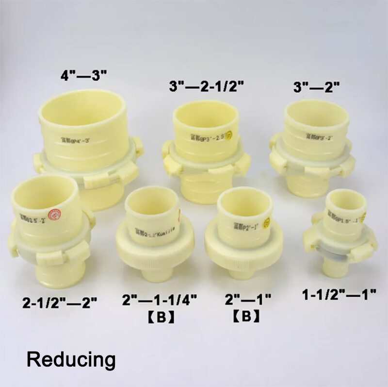Plastic Hose Quick Connector Adapter With Clamp Snap Garden Hose Pipe Fitting