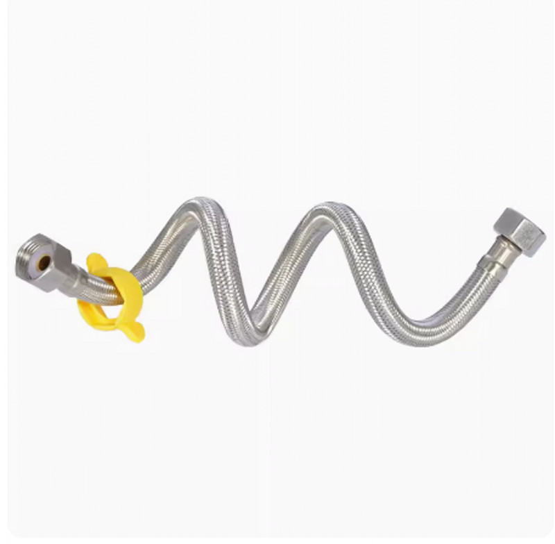 10cm-5m Flexible 304 Stainless Steel Long Shower Hose 1/2″ Metal Braided Tube