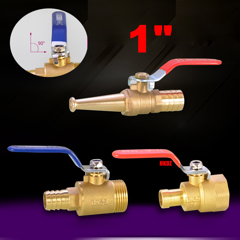 Brass Lever Ball Valve Fire-Fighting Reel Female/Male Shut-Off Air Gas Water Tap