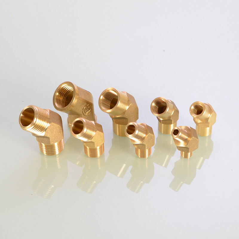 1/8″ 1/4″ 3/8″ 1/2″ BSP Male/Female Thread Brass Pipe Connector 45 Degree Elbow