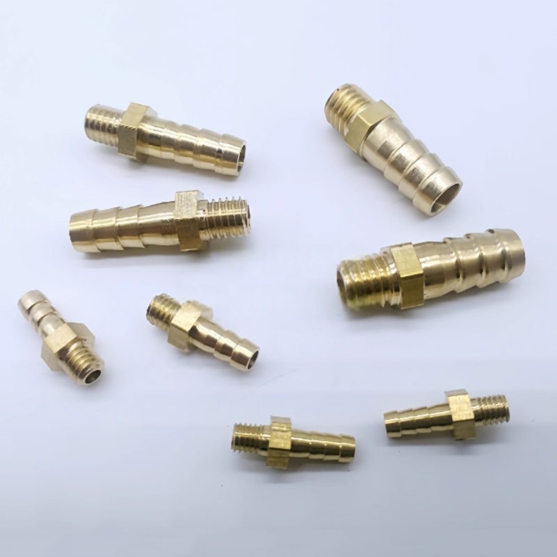 Metric M10 M12 M14 to 6mm 8mm 10mm 12mm Brass Barb Hose Tail Connector Fittings
