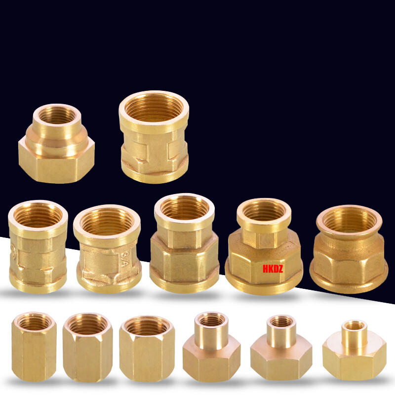 1/8″~1″BSP Female To Female Thread Connector Brass Reducing Pipe Fitting Adaptor