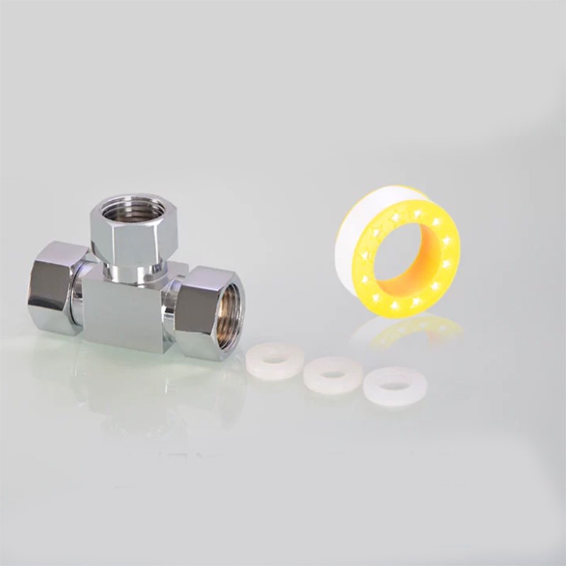 1/2″ BSP Chrome Angle Valve Heated Tee Union Brass Fitting Female Male Connector