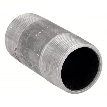 Zoro Select 41010 Pipenipple, Steel, 21/2″, Nptxnpt, 6″, 41010