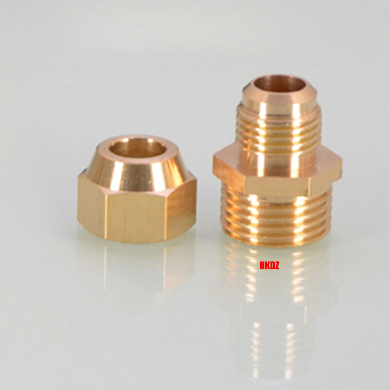 1/8″~1/2″ BSP Male Coupler Brass Straight Connector Adapter
