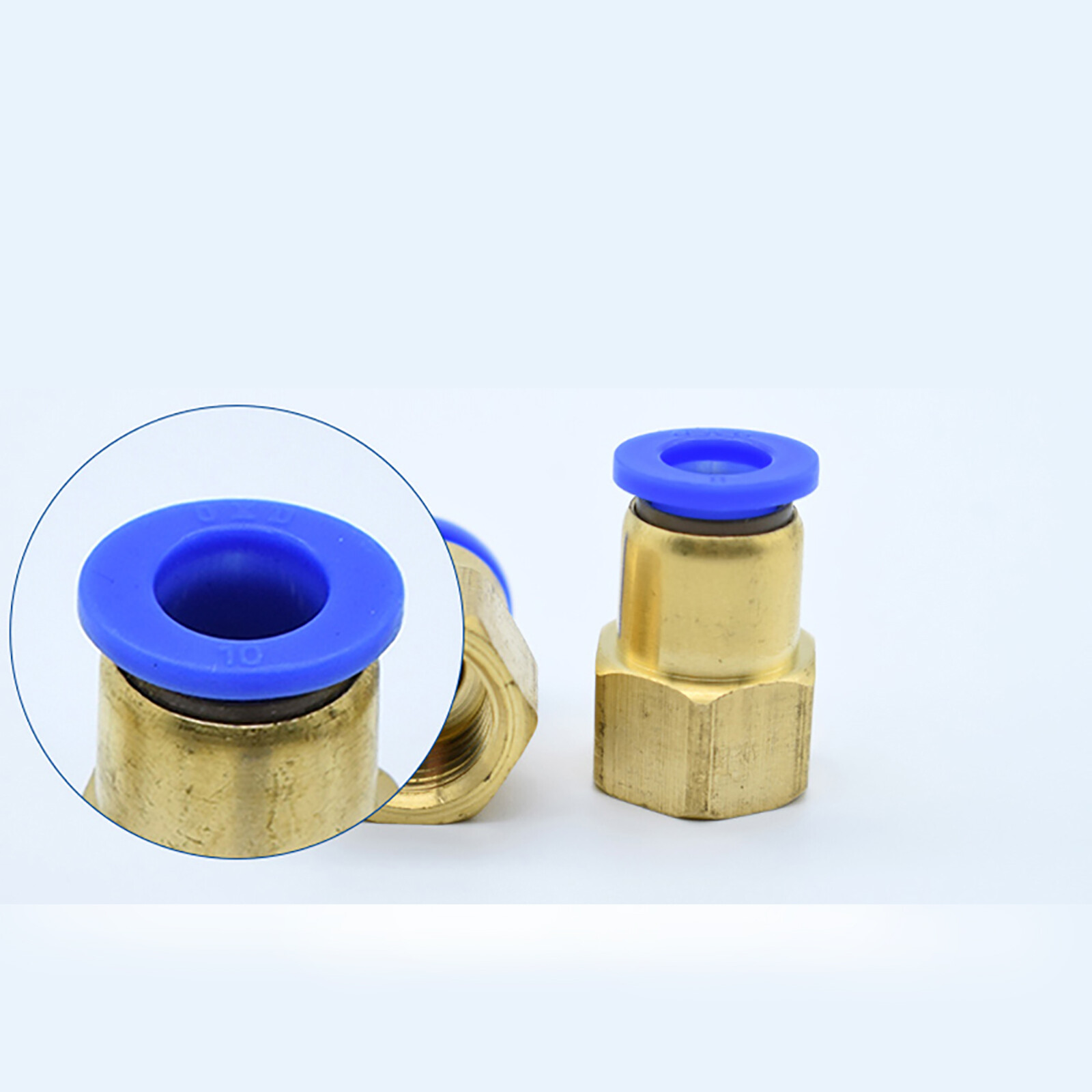 4mm to 16mm Pneumatic Straight Female Stud Hose Tube Push Fit Connector Air Line