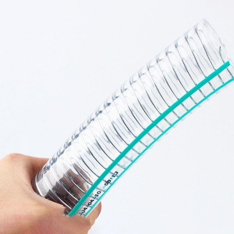 Heavy Duty Braided Wire Reinforced Clear Flexible PVC Hose Pipe – Water Air Fuel