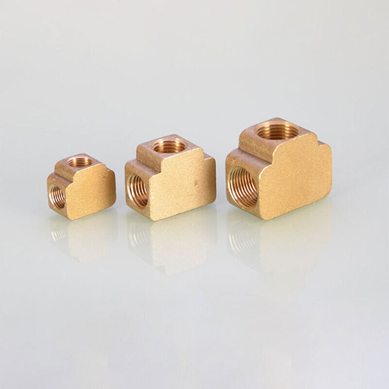 1/8″ 1/4″ 3/8″ Tee 3 Ways / Cross 4 Ways BSP Brass Female Pipe Fitting Connector