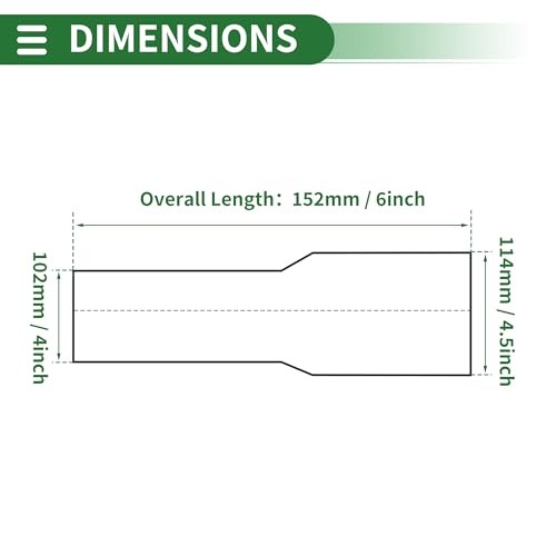 4″ OD to 4.5″ OD Mandrel Exhaust Bend Elbow Concentric Reducer 4″ ID – 4.5″ ID