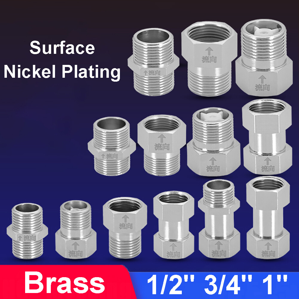 1/2″ 3/4″ 1″ BSP Male – Female Thread Check Valve One Way Non-return Valve Water