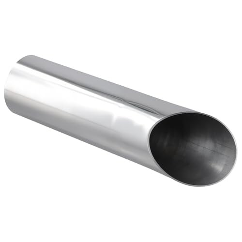 2Pack 2.25 Inch Turn Down Exhaust Tip, Stainless Steel Exhaust Pipe Tip for