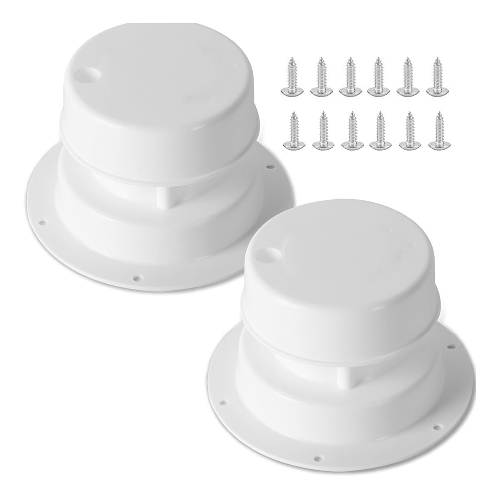 2Pack RV Roof Vent Cover Kits and Screws Vent for RV Trailer Roof Vent6788