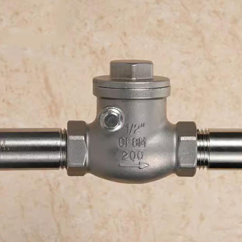 1/2″ 3/4″ 1″ BSP 304 Stainless Steel One Way Check Valve Spring/Swing Non Return