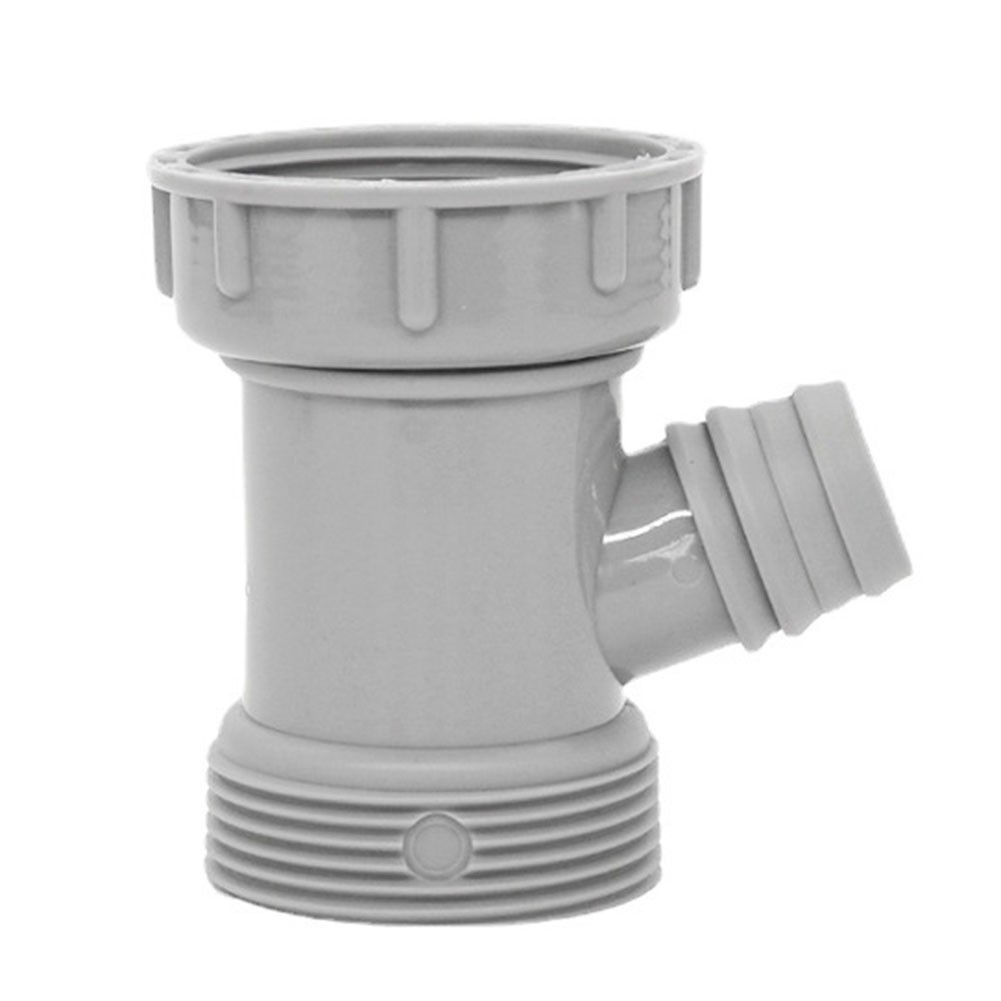 Bathroom Kitchen Tube Pipe Sink Basin Drain Overflow Hose Tee Head Sink Joint