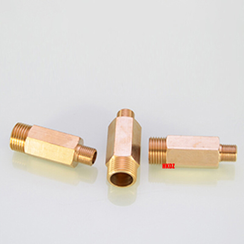 1/8″ 1/4″~1/2″ Brass Male Pipe Fittings BSP Thread Extension Connectors Adapter