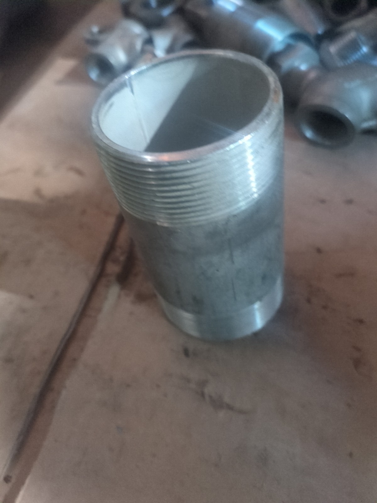 2″ Mnpt X 4″ Tbe Stainless Steel Pipe Nipple Sch 80, E4bni03