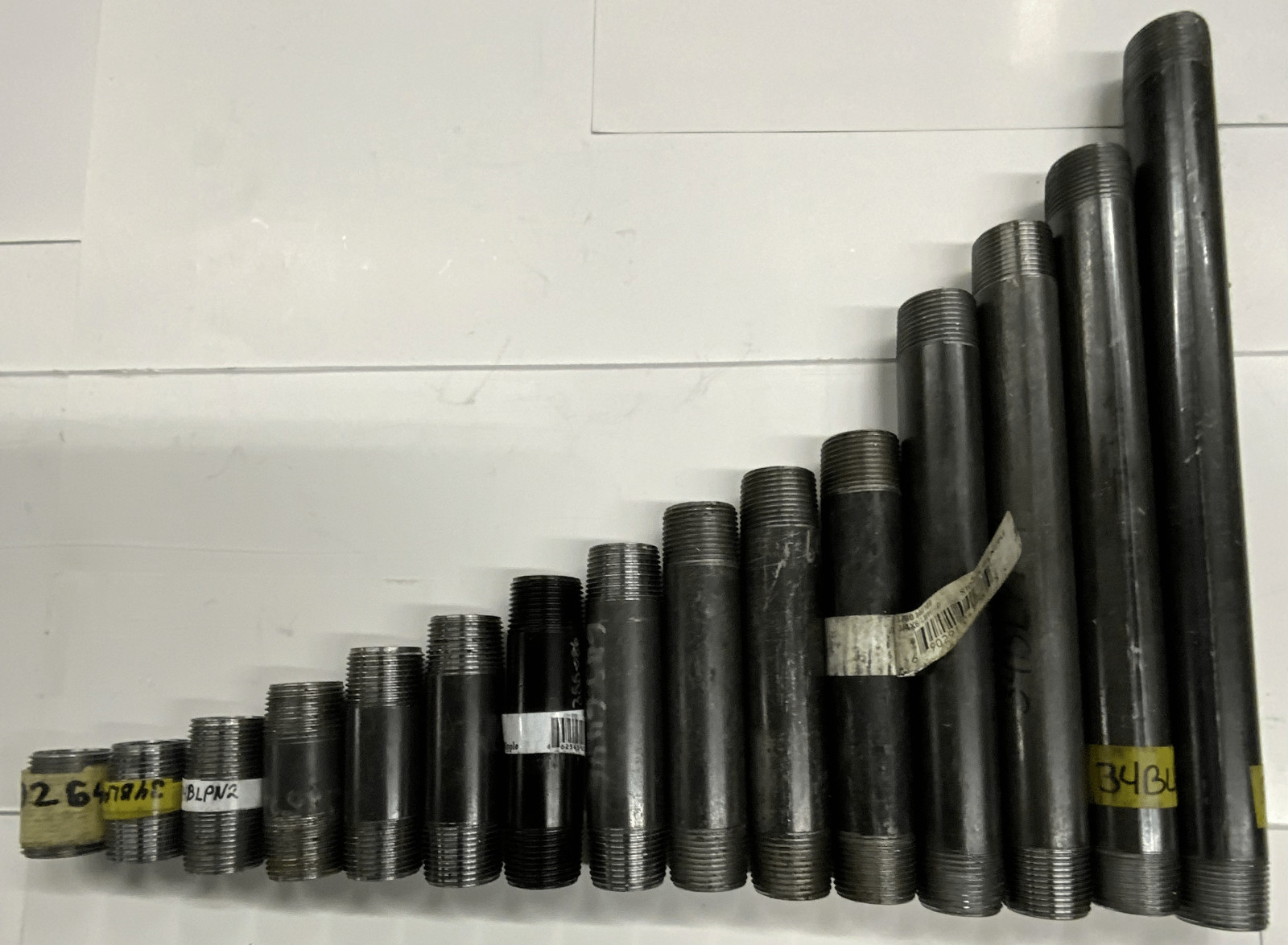 3/4″ Black Pipe Nipple NPT Threaded Both Ends