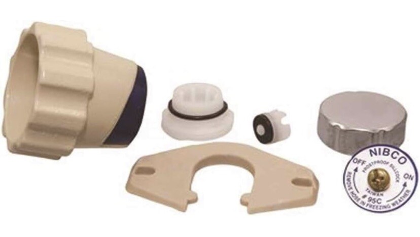 NIBCO RG5000K 95C Frost-Proof Sillcock Hardware Repair Kit, Screw, Siding Wedge,