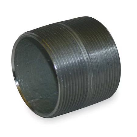 Zoro Select 87900 2″ Mnpt Close Tbe Galvanized Steel Pipe Nipple Sch 160, 87900