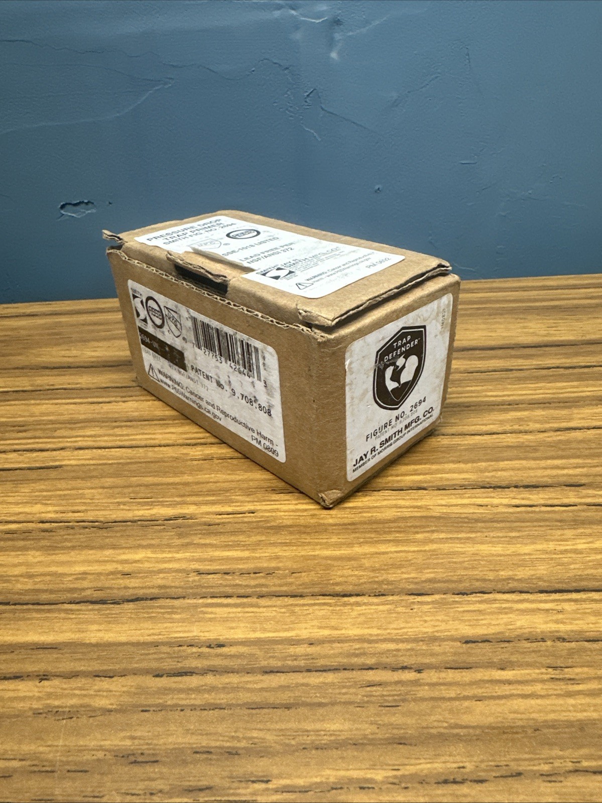 JAY R SMITH MFG 2694 Trap Primer 1/2″ Lead-Free Brass 3 PSI NPT Connection NEW