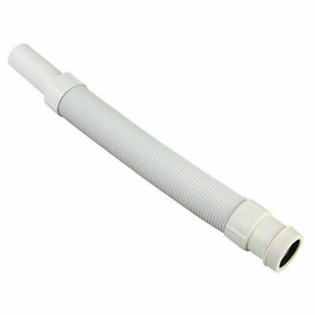 Flexible PLASTIC Basin Sink Waste Pipe Trap 36-80CM Bathroom Kitchen Syphon