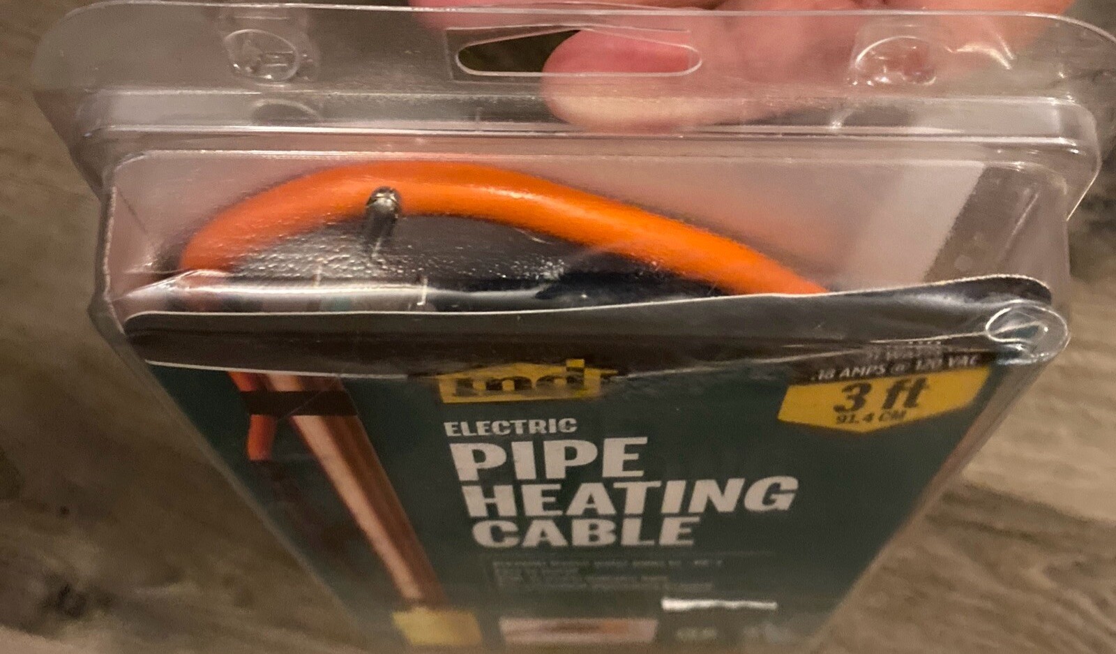 Pipe heating md 04309 Electric Pipe Heating Cable 3 ft Built In Light Indicator