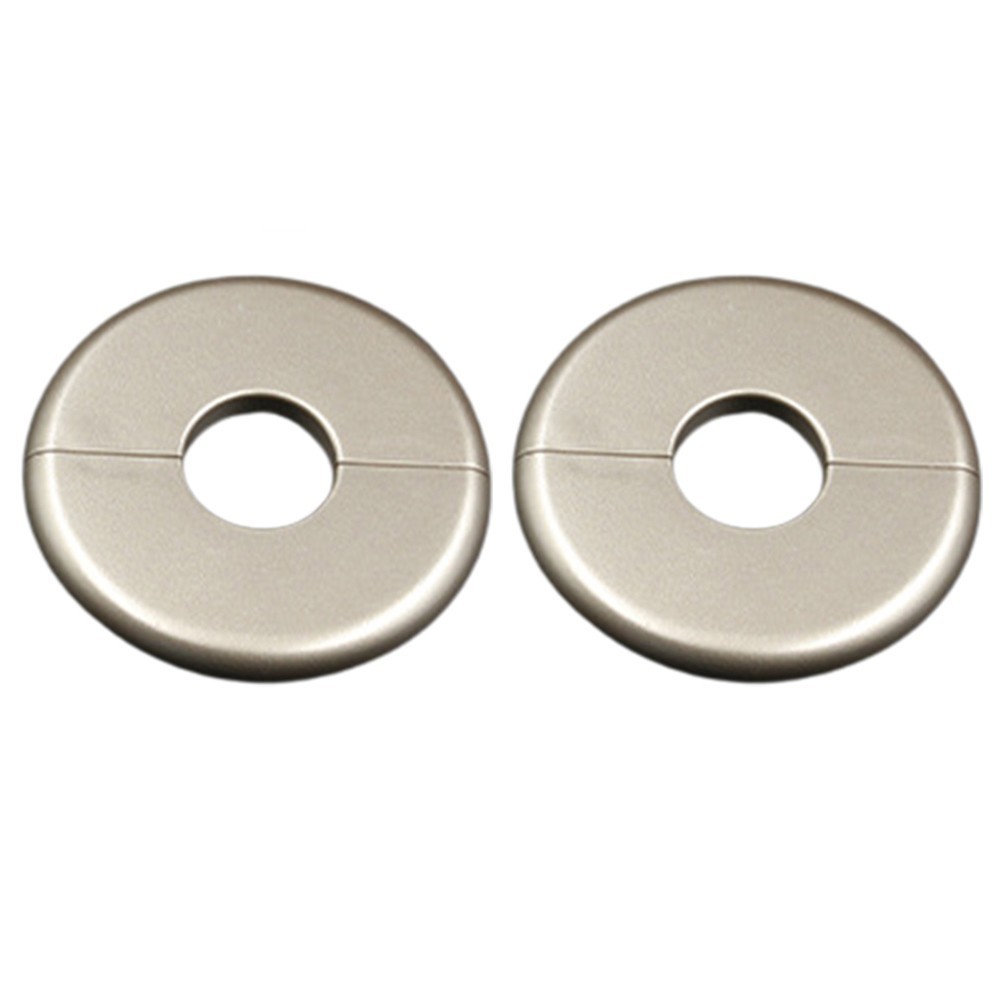 2pcs Radiator Pipe Cover Collar 2.7 Dia 15mm Hole, Slide Over Existing Pipe New