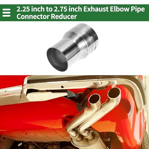 Mandrel Exhaust Bend Elbow Concentric Reducer T316 2.25″ OD to 2.75″ OD