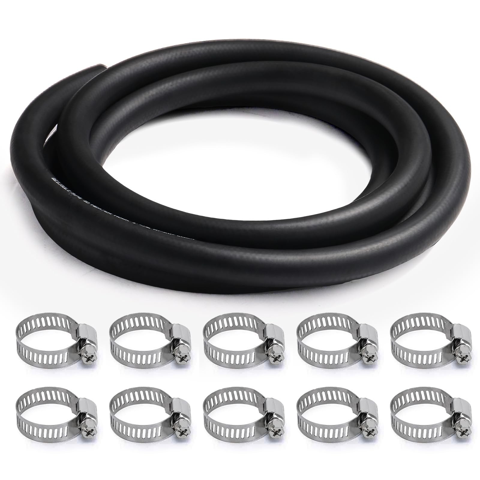 Straight 11FT Length Heater Hose Coolant Radiator with 10 Hose 5/8 inch ID 11FT