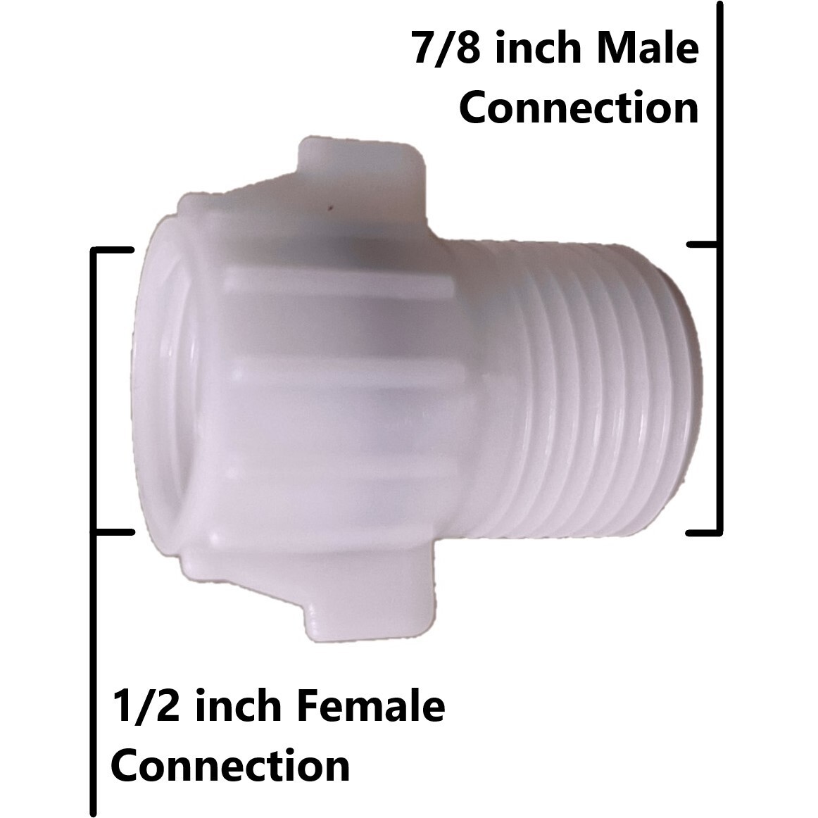 1/2-inch Screened Female Pipe Adapter to 7/8-inch Male for Water & Air Pipe